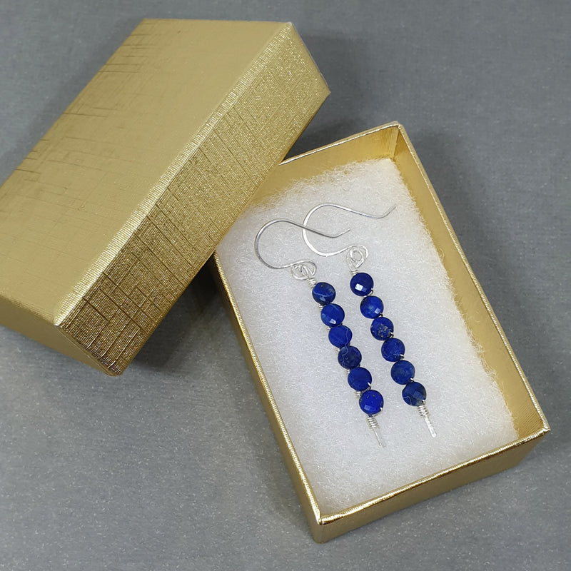 Order Lapis Lazuli Stick Earrings - Bijoux By Anne
