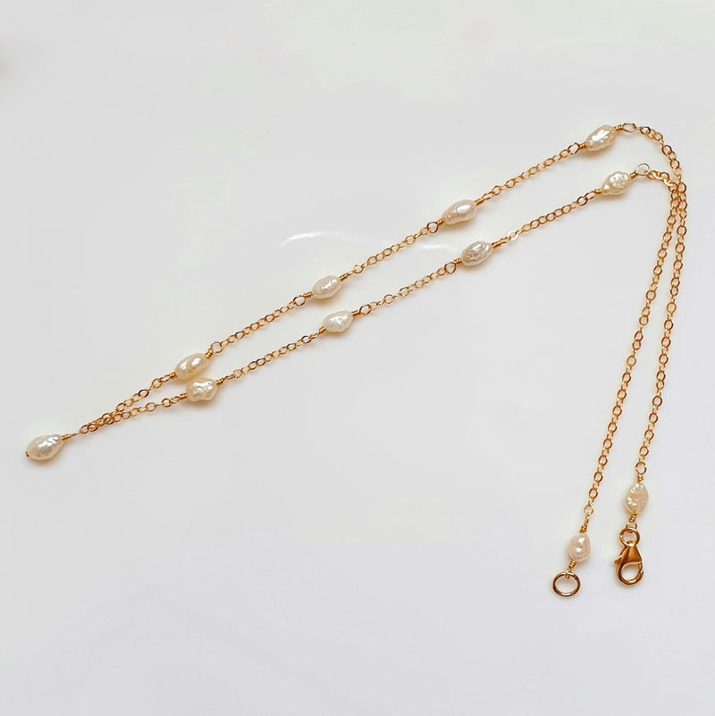 Buy Freshwater Pearls 14K gold necklace - Bijoux by Anne